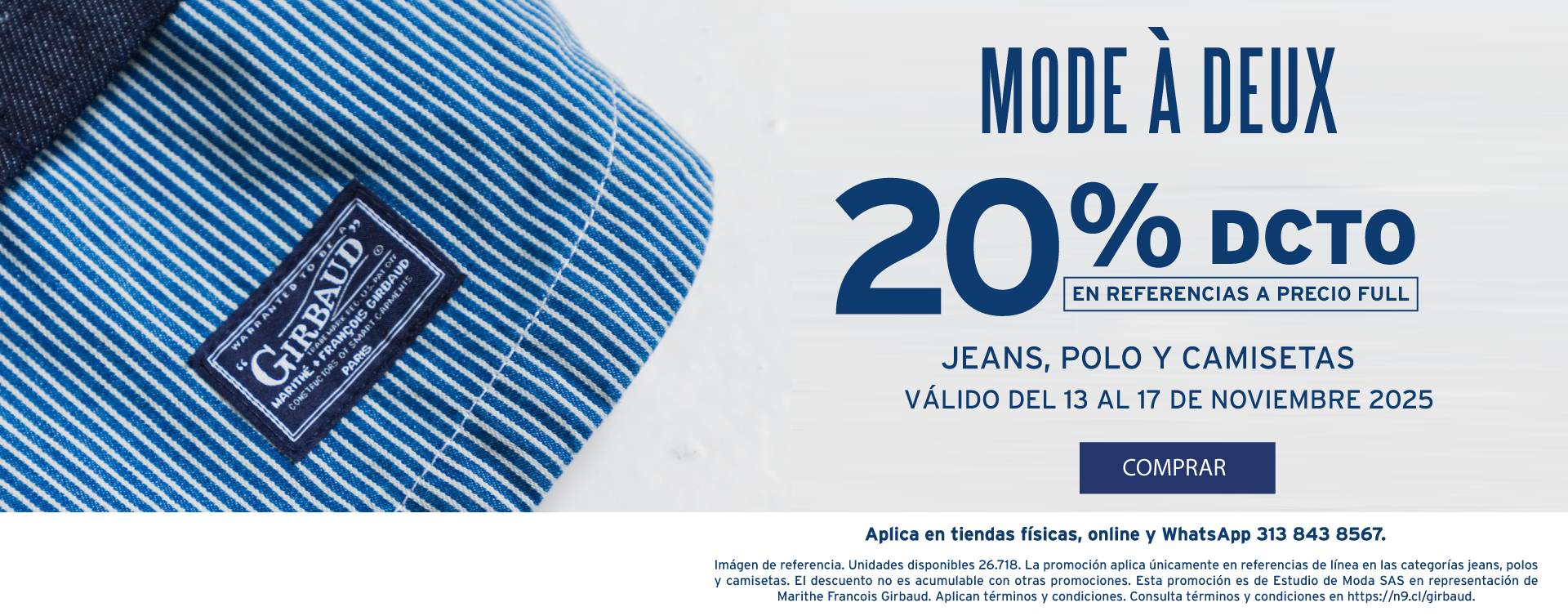 Banner principal camisetas polos y jeans