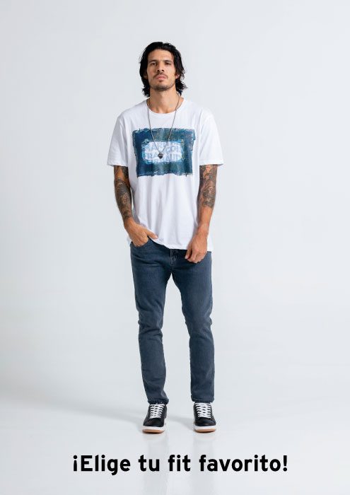 Jeans para hombre de diferentes tipos como skinny, slim fit, rotos
